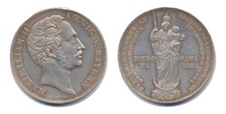Bayern 1855, Mariengulden - Maximilian II, kl. Kratzerchen und ...