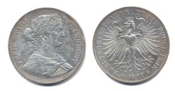 Frankfurt 1861, Doppeltaler - Francofurtia, kl. Kratzer und winz ...