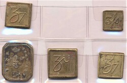 Großbritannien 1840, Serie von 5 original victorianischen ...