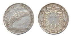 Niederlande 1720, Silber-Jeton, Léopold Philippe d'Arenberg ...