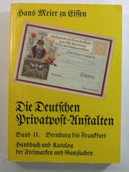 Literatur, 'Die Deutschen Privatpost-Anstalten / Bernburg bis ...