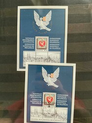 Schweiz, kleiner Karton mit Sonderblättern, Dubletten, Blocks, ...