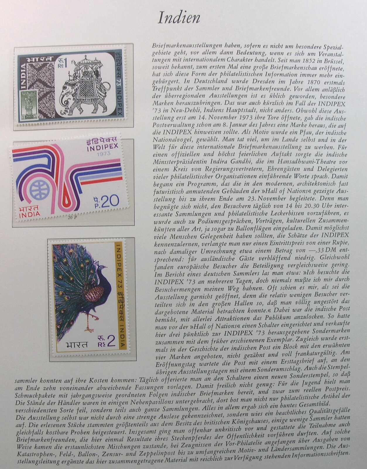 Motiv 'Blick in die Welt I-J', die bekannte Bork-Sammlung mit Sätze ...