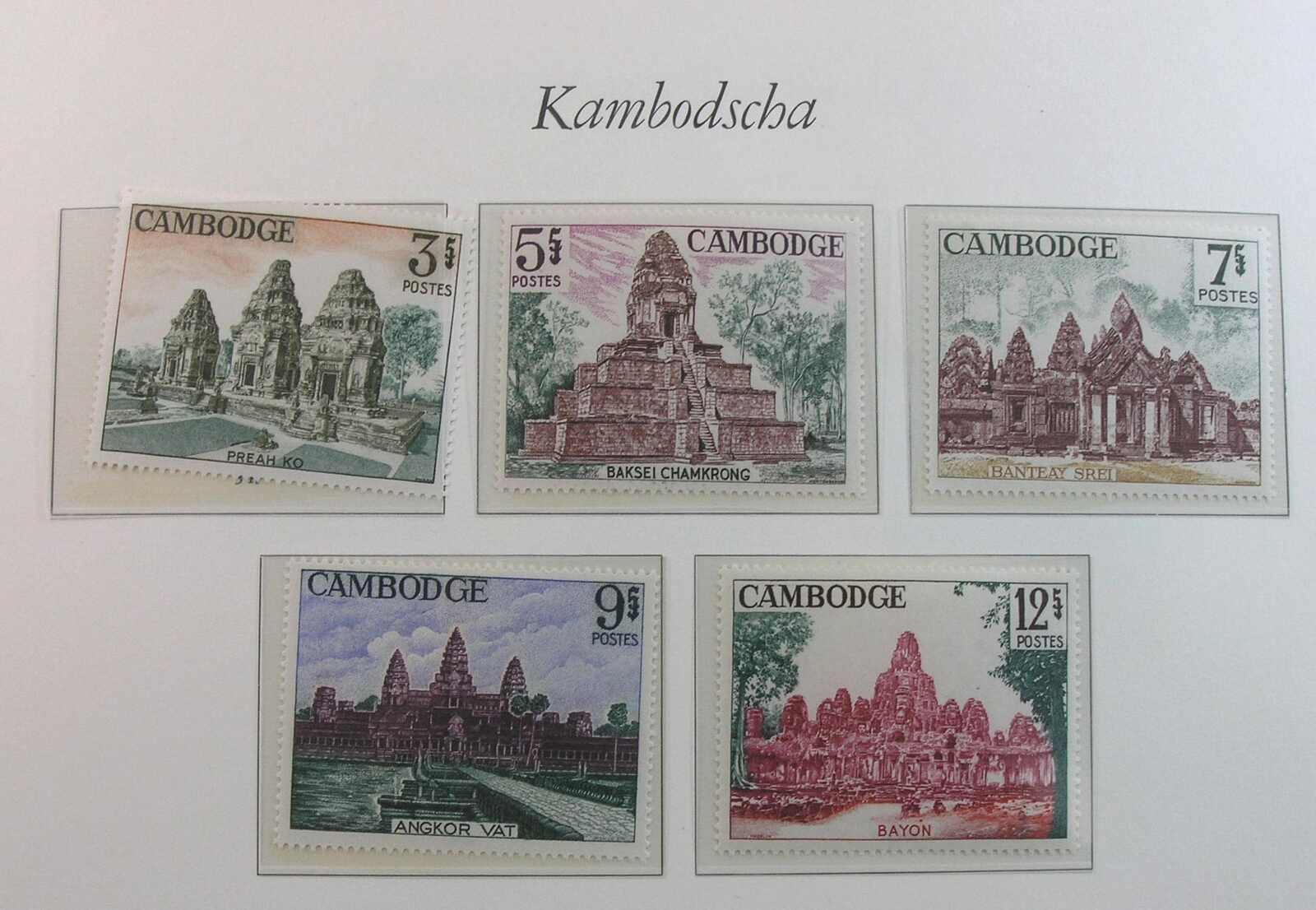 Motiv 'Blick in die Welt K-L', die bekannte Bork-Sammlung mit Sätze ...