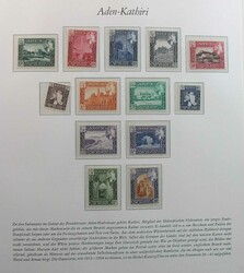 Motiv 'Blick in die Welt A', die bekannte Bork-Sammlung mit Sätze ...