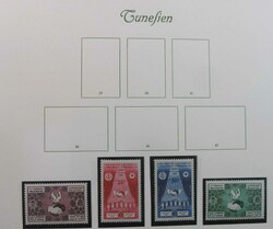 Tunesien 1960-1967, postfrische Abo-Sammlungen, sauber im Borek-Album ...