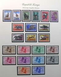 Kongo-Kinshasa 1960-1967, postfrische Abo-Sammlungen, sauber im ...