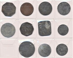 Deutsches Notgeld, Posten von 11 Städtenotgeldmünzen, alle Stücke ...