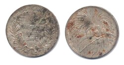 Deutsch Neu-Guinea 1894 A, 1/2 Mark - Kursmünze, kl. Kratzer und ...