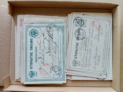 Russland 1877-1889, kleiner Karton mit Ganzsachen, meist Postkarten, ...