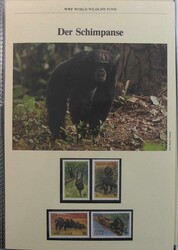 Motiv 'Tiere', WWF-Sammlung, mit 21 Tier-Themen, postfrisch, ...