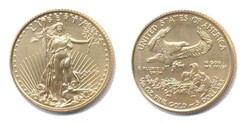 USA 2018, 5 Dollars - Liberty, 1/10 oz 999er-Gold, Gewicht 3,11 Gramm ...