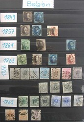 Belgien 1849-1940, schöne alte Ländersammlung, ab Klassik, mit ...