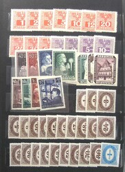 Österreich 1933-1975, postfrisches/gestempeltes Dublettenbuch mit ...