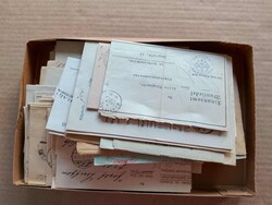 Briefe-Posten, ein Kästchen mit Vorphilatelie, Dienstbriefen, ...