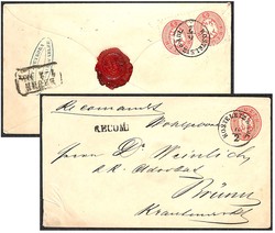 4745070: Austria 1863/64 Issue - Postal stationery