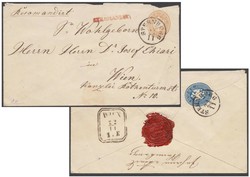 4745070: Austria 1863/64 Issue - Postal stationery