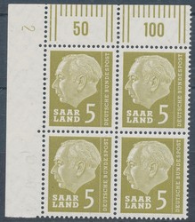 10350030: 薩爾蘭 1957-1959 - Sheet margins / corners