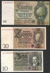 110.80: Banknoten - Deutschland