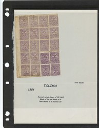 4015: Kolumbien Departamentos Tolima - Sammlungen