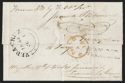 (Mexican Period) Los Angeles to London via Mazatlan, Guaymas and Vera ...