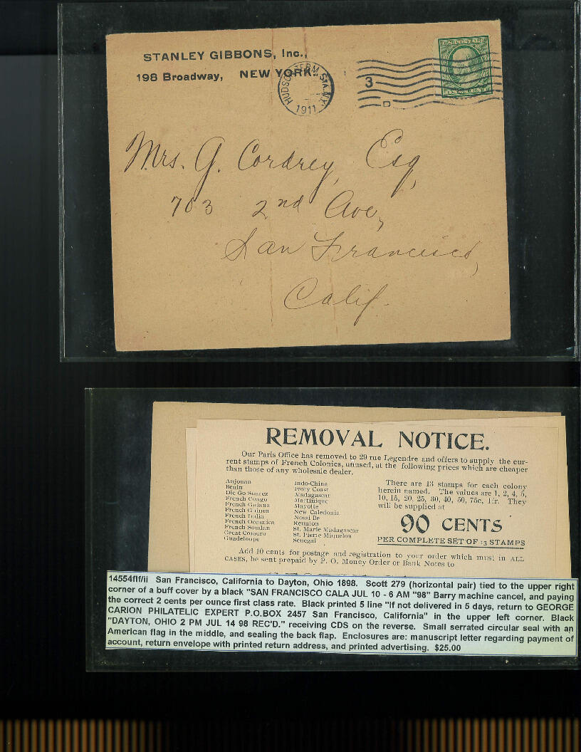 Image 50 for lot number 1658 for Robert A. Siegel - United States und Civil War Postal History