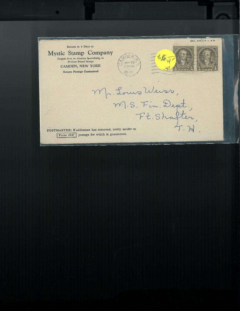 Image 52 for lot number 1658 for Robert A. Siegel - United States und Civil War Postal History