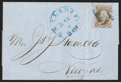 5c Brown Orange (1d). Bright color, large margins to clear including ...