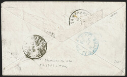 2c Green (213). Horizontal pair used with 1c Gray Blue (206), ...