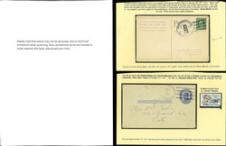 Pioneer Flights Balance. Ten cards including AAMC Nos. 3a, 5, 7, 15b, ...