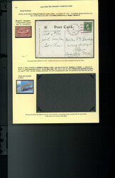 Pioneer Flights Balance. Ten cards including AAMC Nos. 3a, 5, 7, 15b, ...