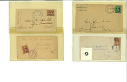 Bank Note Covers with Better Cancels. Approximately 275 covers, few ...