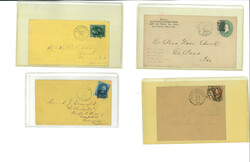 Bank Note Issues with Letters or Numbers Cancels. Approximately 65 ...