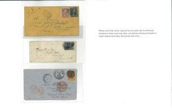 Classic Foreign Mails Balance. Seven covers, three 1861-68 and the ...