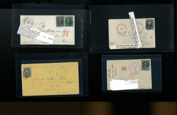 Classic Foreign Mails Balance. Nine covers, including Nos. 68 and 69 ...