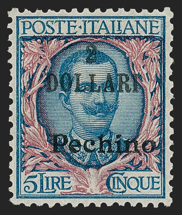 Italy, Offices in China -- Peking, 1919-20, $2.00 on 5l Blue &amp; ...