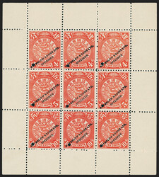 China, 1898, 4c-10c Orange Coiled Dragon, Specimen Overprint ...