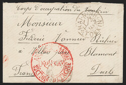 Tonkin Military Mail, "Hai-Ninh Tonkin 188_" Datestamp. Clear strike ...