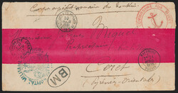 Tonkin Military Mail, "Corr. D. Armees Hai-Phong 21 Avril 88" ...