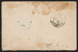 French Colonies, Used in Cambodia, Kompong Trabec, 1865, 20c Blue on ...
