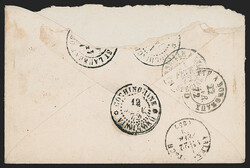 French Colonies, Used in Cambodia, Phnom Penh, 1865, 20c Blue on ...