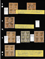 China 1897 Surcharged Dowagers, Varieties. Over 80 items, many are ...