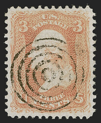 6605035: Question des États-Unis 1867 avec grill