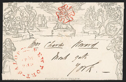 Great Britain, 1840, 1p Black, Mulready Envelope (U1; SG Specialised ...