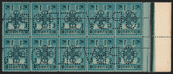 Mongolia, 1924, 10c Scepter, Perforated "Obrazets" Specimen (4S). ...