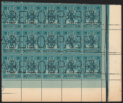 Mongolia, 1924, 10c Scepter, Perforated "Obrazets" Specimen (4S). ...