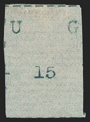 Uganda, 1895, 15(c) Black, Wide Letters, Narrow Stamp (19; SG 19). ...