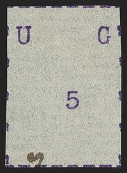 Uganda, 1895, 5(c) Violet, Narrow Letters, Narrow Stamp (35; SG 35). ...