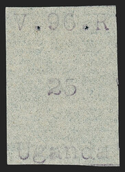 Uganda, 1896, 25(c) Violet (48; SG 48). Without gum as issued, ...