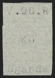 Uganda, 1896, 40(c) Violet (50; SG 50). Without gum as issued, ...